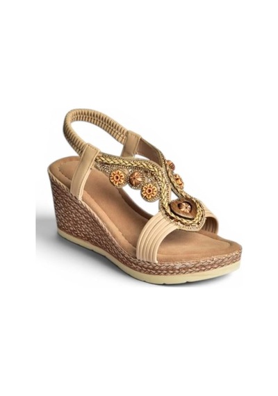 Fox Shoes Y274501609 Ten Dolgu Tabanlı Kadın Sandalet