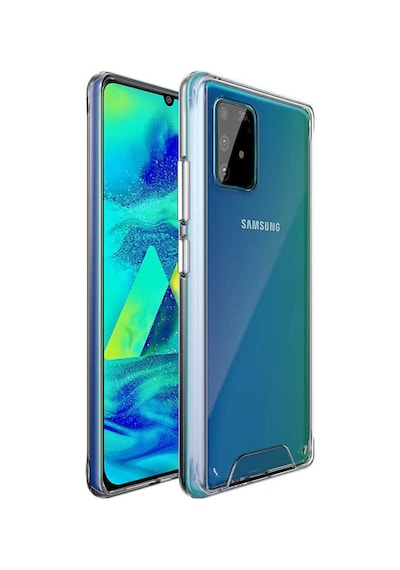 Samsung Uyumlu Galaxy A91 (S10 Lite) Kilif Seffaf Sararmaz Gard Silikon 405442988