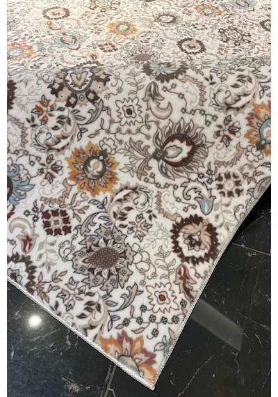 Villadia Home Textile Kaymaz Taban Modern Desen Halı Yolluk Leke Tutmaz Kolay Temizlenir Koridor Salon Yatak Mutfak Odası Multi