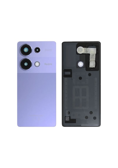 Xiaomi Redmi Note 13 Pro 4g Mor Kamera Camlı Arka Cam Batarya Pil Kapağı Telefon Arka Kapak 74038663