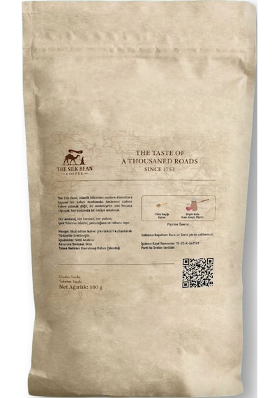 The Silk Bean Coffee Turkish Coffee Türk Kahvesi Türk Kahvesi 100 G