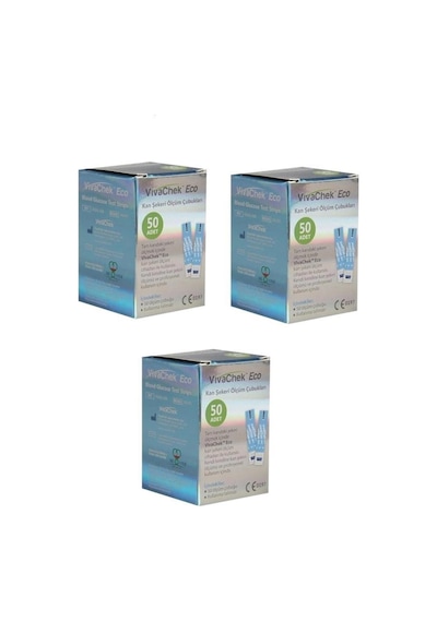Vivachek Eco Ölçüm Çubuğu 3 x 50 Adet