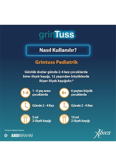 Grintuss Yetişkin Şurup 128 G + Pediatrik Şurup 128 G