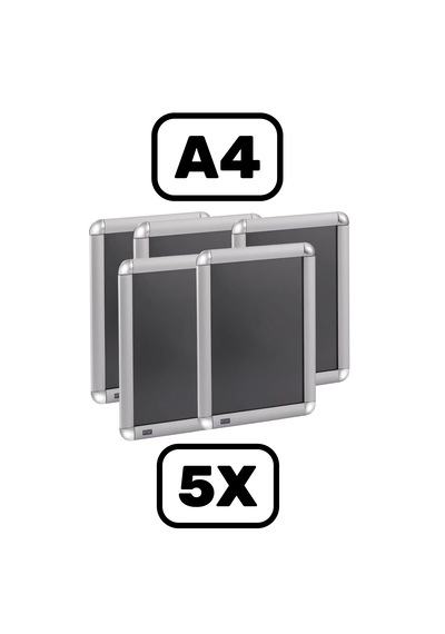 Kraft Kraf Gri A4 Rondo Çerçeve A4 21x30 Cm 5 Li Paket 21 x 30 CM