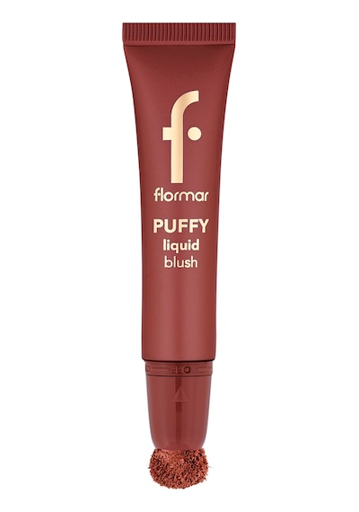 Flormar Puffy Liquid Nemlendirici Etkili & Parlak Bitişli Sünger Aplikatörlü Likit Allık 007 Passion