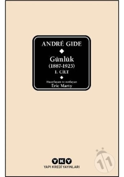 Andre Gide Günlük 1887-1925 1.Cilt - Kutulu - Andre Gide - Yapı Kredi Yayınları