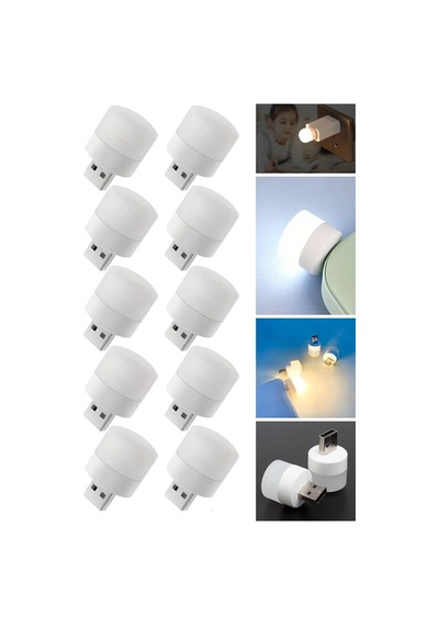 Usb Mini Top Led 10 Lu Aydınlatma Seti Sıcak Renkli Gece Lambası, Enerji Tasarruflu Mikro Led Işıklar