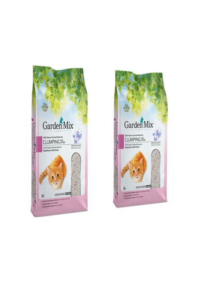 Bentonit Bebek Pudrası İnce Kedi Kumu 10 Lt 2'li Paket