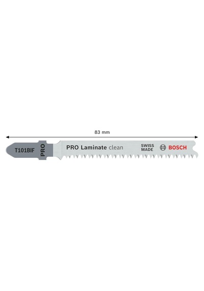 Tr 2 X Pro Laminate Clean T101bıf Dekupaj Testere Bıçağı Parke, Kompakt Laminat Vinil, Pvc, Uzunluk 83 Mm, Profesyo
