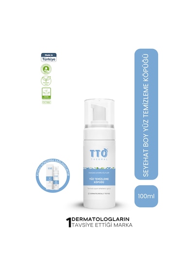 Tto Thermal Mini Yüz Temizleme Köpüğü 100 Ml Seyahat Boy Derin Temizlik