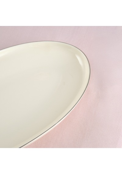 Aryıldız Hazel Platin Kayık Tabak 30 Cm Renkli