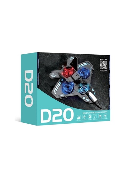 D20 Kameralı Wifi App Uçan Jet Drone Gyro Stabilize Engel Kaçınmalı Uzaktan Kumandalı Akıllı Köpük Uçak