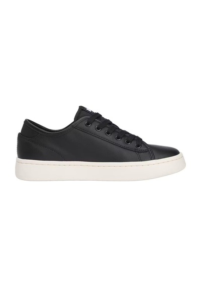 Tommy Hilfiger Kadın Hafif Tabanlı Kort Sneaker - Siyah Triple Black
