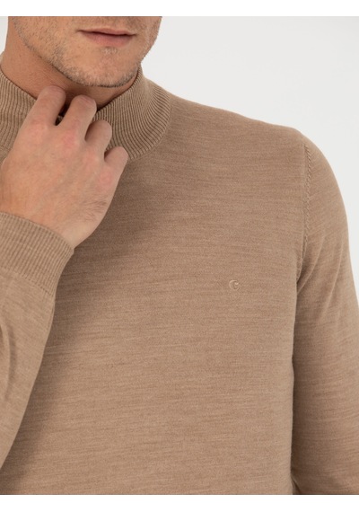 Cacharel Erkek Camel Kazak /triko 50270172-vr015 Kahverengi