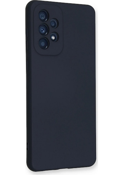 Cosmotex Newface Samsung Galaxy Uyumlu  A53 5g Kılıf Nano İçi Kadife Silikon - Lacivert