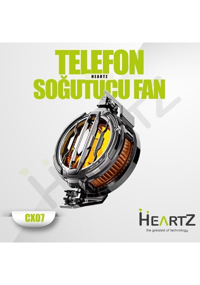 Telefon Soğutucu Fan Memo Magnetic Cooler Fan Siyah, Cx 07