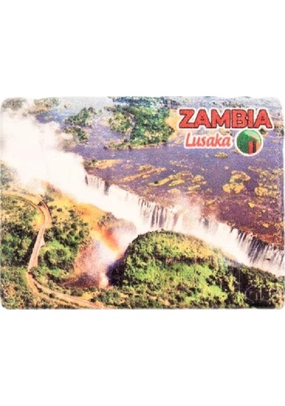 Zambiya Temalı Taş Magnet