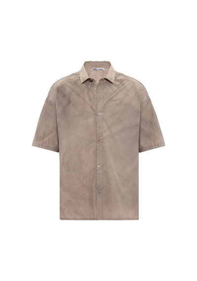Vamos Oversize Yıkamalı Poplin Gömlek Taş