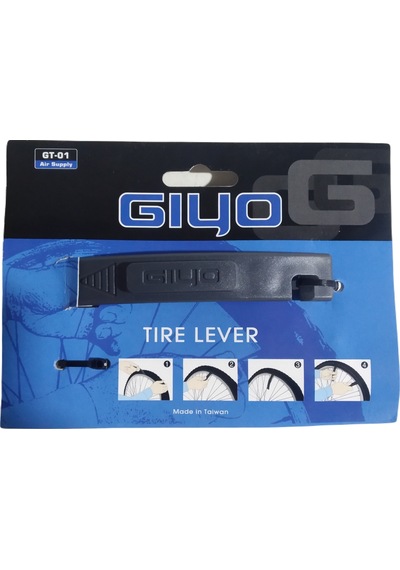 Giyo Levye Bisiklet Lastik Levyesi 3 Lü Set Tayvan Üretimi 12 Cm Siyah