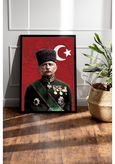 Fahrettin Paşa Çerçeveli Tablo