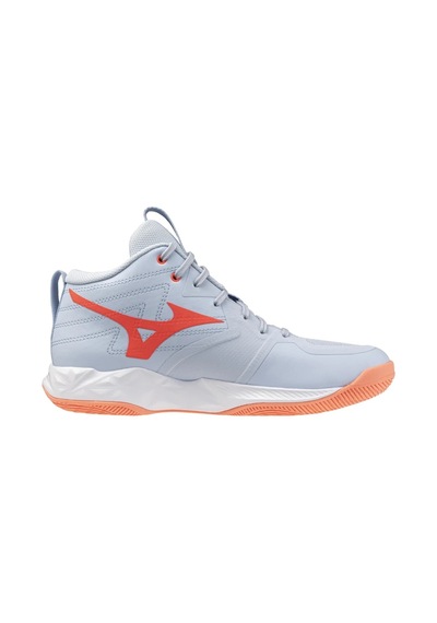 Mizuno Wave Momentum Pro Mıd Kadın Voleybol Ayakkabısı Mavi Çok Renkli
