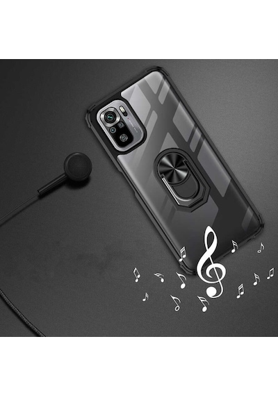 Xiaomi Redmi Note 10S Kılıf Zore Mola Kenar Köşe Kısımları Renkli
