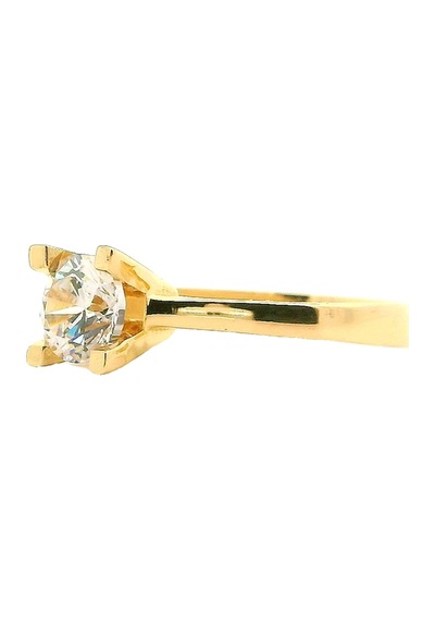Cigold Tektaş Yüzük 14 Ayar Altın 1.50 Gr Oa-k21501029228 Renkli