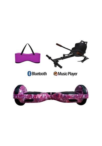 Citymate Elektrikli Kaykay Hoverboard Akıllı Denge 6.5 Inch + Hoverkart + Çanta Extrem56 Paket D13
