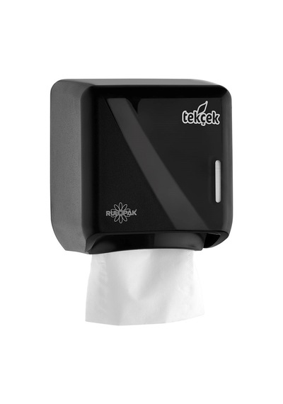 Rulopak Mini Tekçek Tuvalet Kağıdı Dispenseri Siyah