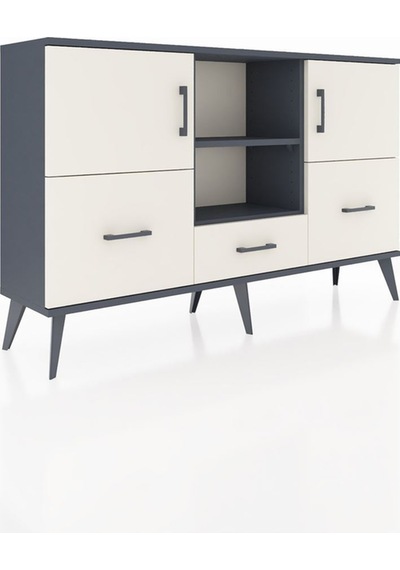 Arges Konsol 4 Raflı 3 Çekmeceli 3 Kapaklı 132x30x83 Antrasit-aytaşı/aytaşı Aytaşı/aytaşı Arges Konsol 4 Raflı 3 Çekmeceli 3 Kapaklı 132x30x83 Antrasit-aytaşı/aytaşı Aytaşı/aytaşı