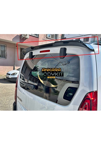 Yeni Berlingo - Yarasa Spoiler - Parlak Siyah - Plastik
