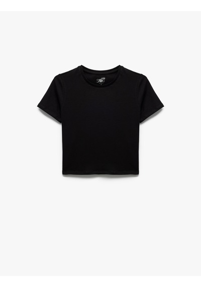 Koton Kısa Kollu Bisiklet Yaka Dar Kesim Pamuklu Basic Spor Tişört Siyah 5sak10286nk Siyah Koton Kısa Kollu Bisiklet Yaka Dar Kesim Pamuklu Basic Spor Tişört Siyah 5sak10286nk Siyah