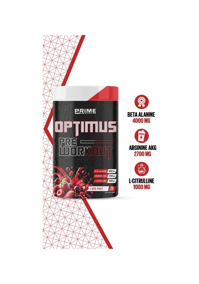 Prime Nutrition Optimus Pre-workout 420 Gram - Red Fruit