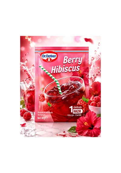 Berry Hibiscus İçecek Tozu 30 G - 903043883 Diğer