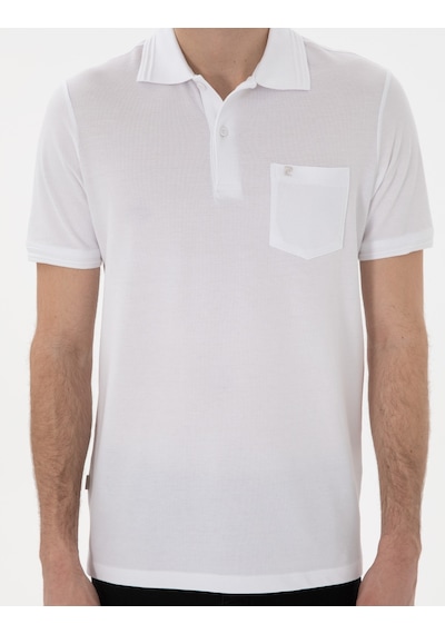 Pierre Cardin Erkek Beyaz Tişört Basic 50306552-vr013 Beyaz