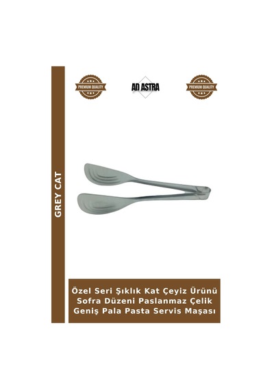 Özel Seri Şıklık Kat Çeyiz Ürünü Sofra Düzeni Paslanmaz Çelik Geniş Pasta Servis Maşası