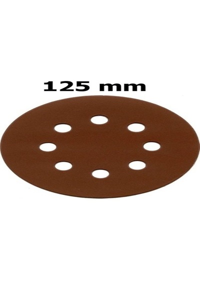 Venoa 125 Mm Cırt Zımpara Kağıdı 10 Adet 8 Delikli Disk, Ahşap & Metal Uyumlu - 60 Kum