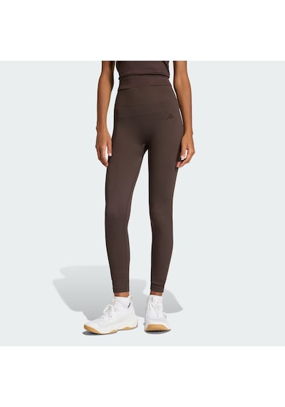 Adidas Workout Essentials Tam Boy Örgü Kadın Tayt Ke5845 Kahverengi