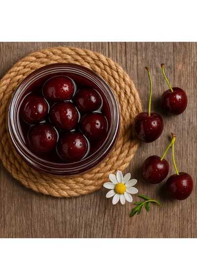 Vişne Reçeli 400 G-katkısız,iri Taneli,geleneksel Lezzet
