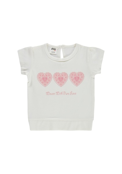 Civil Baby Kalpler Nakışlı 6-18 Ay Takım - Ekru