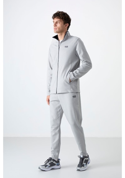 Tommy Life Carlos Gri Standart Kalıp Erkek Eşofman Takım - 85209 Gri