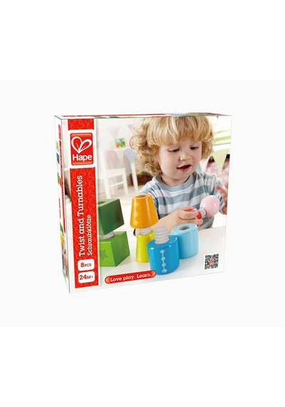 Hape Çevir Ve Döndür Bloklar Ahşap 2 Yaş+
