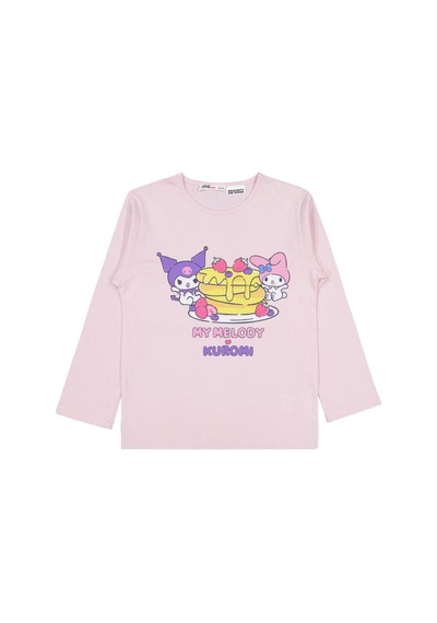 Kuromi 6-9 Yaş Pijama Takımı Pembe
