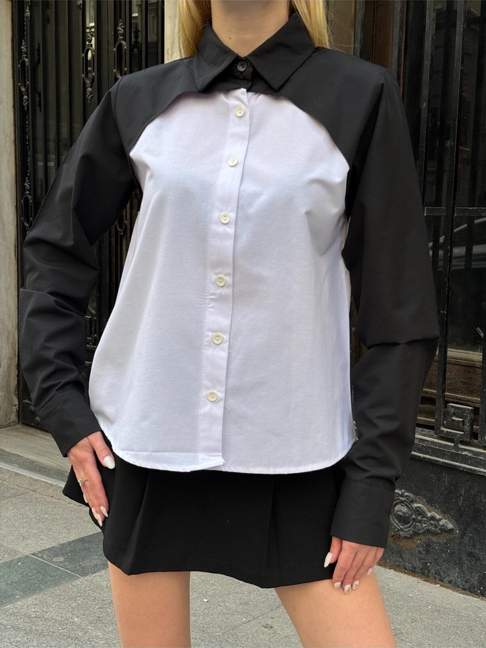 Mamayaga Kadın Tasarım Design İki Parça Şık Curve Tesettüre Uygun Büyük Beden %100 Cotton Uzun Kol Gömlek Beyaz Mamayaga Kadın Tasarım Design İki Parça Şık Curve Tesettüre Uygun Büyük Beden %100 Cotton Uzun Kol Gömlek Beyaz
