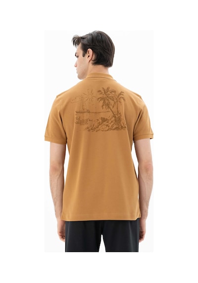 AR-MA Arma Erkek Regular Fit Polo Yaka Tişört Y25374351901 Kahverengi
