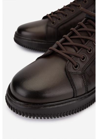 Valmenti Erkek Hakiki Deri Kahverengi Sneakers & Spor Ayakkabı 1204 0461-2297 Erk Ayk Y26 Kestane Atlas