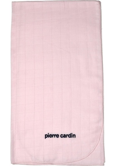 Pierre Cardin Pembe Çok Amaçlı %100 Pamuklu Müslin Bebek Battaniyesi 303745 Pembe