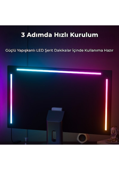 İdragon Pc Sync Rgbıc Monitör 27 İnch Arka Aydınlatma Led, Ekran Senkronizasyonlu, Mobil Uygulama Ve Kumanda Kontrollü, Müzik Senkronizasyonlu Gaming Rgb Işık Dx23014 Çok Renkli İdragon Pc Sync Rgbıc Monitör 27 İnch Arka Aydınlatma Led, Ekran Senkronizasyonlu, Mobil Uygulama Ve Kumanda Kontrollü, Müzik Senkronizasyonlu Gaming Rgb Işık Dx23014 Çok Renkli