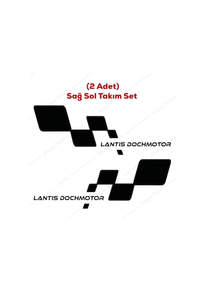 Dochmotor Kapı Altı Sticker Lantis Dochmotor Sticker Oto Sticker