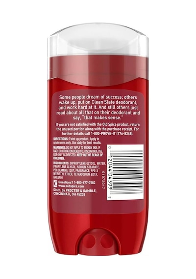 Old Spice U/S Clean Slate Deodorant 85 G